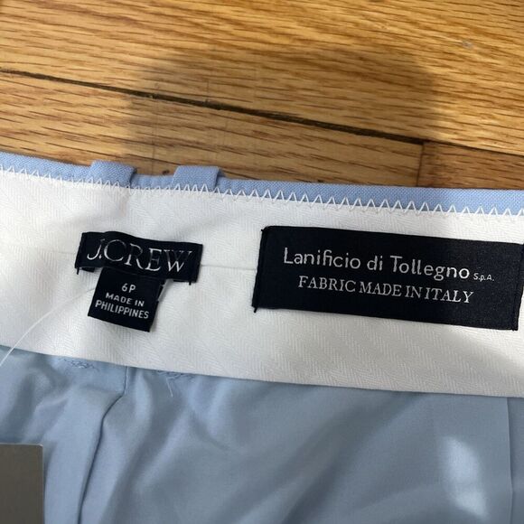 J.CREW Mid-rise Portia Pant in Italian Stretch Merino Wool Blend 6 Petite CI442 - Picture 7 of 16